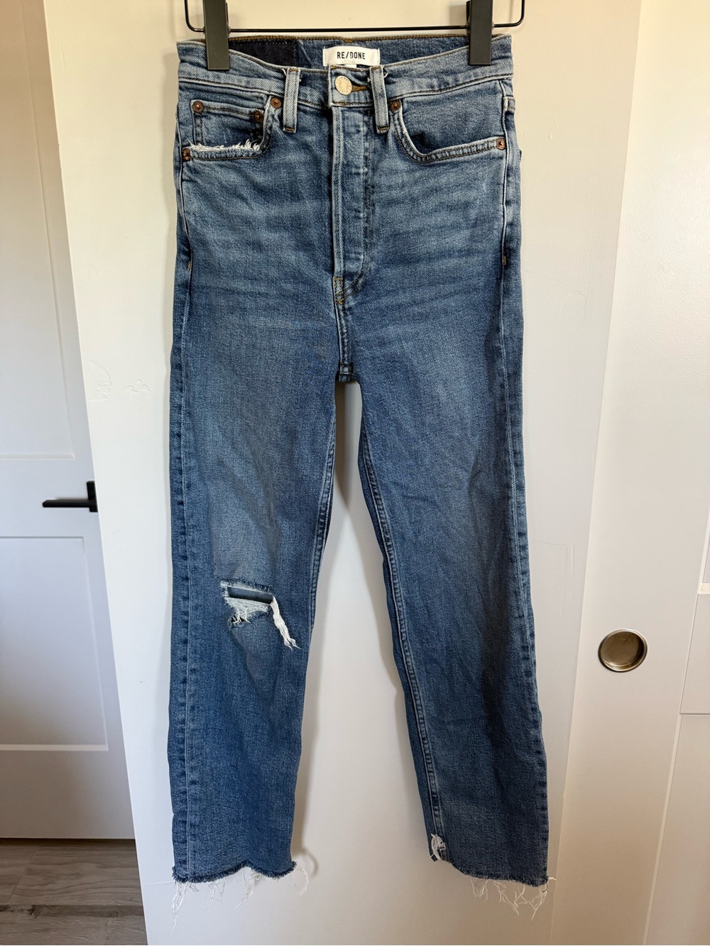 RE/DONE 70s Stove Pipe Jeans Size 25